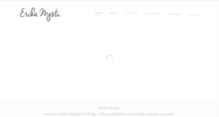 Desktop Screenshot of erikamysti.com